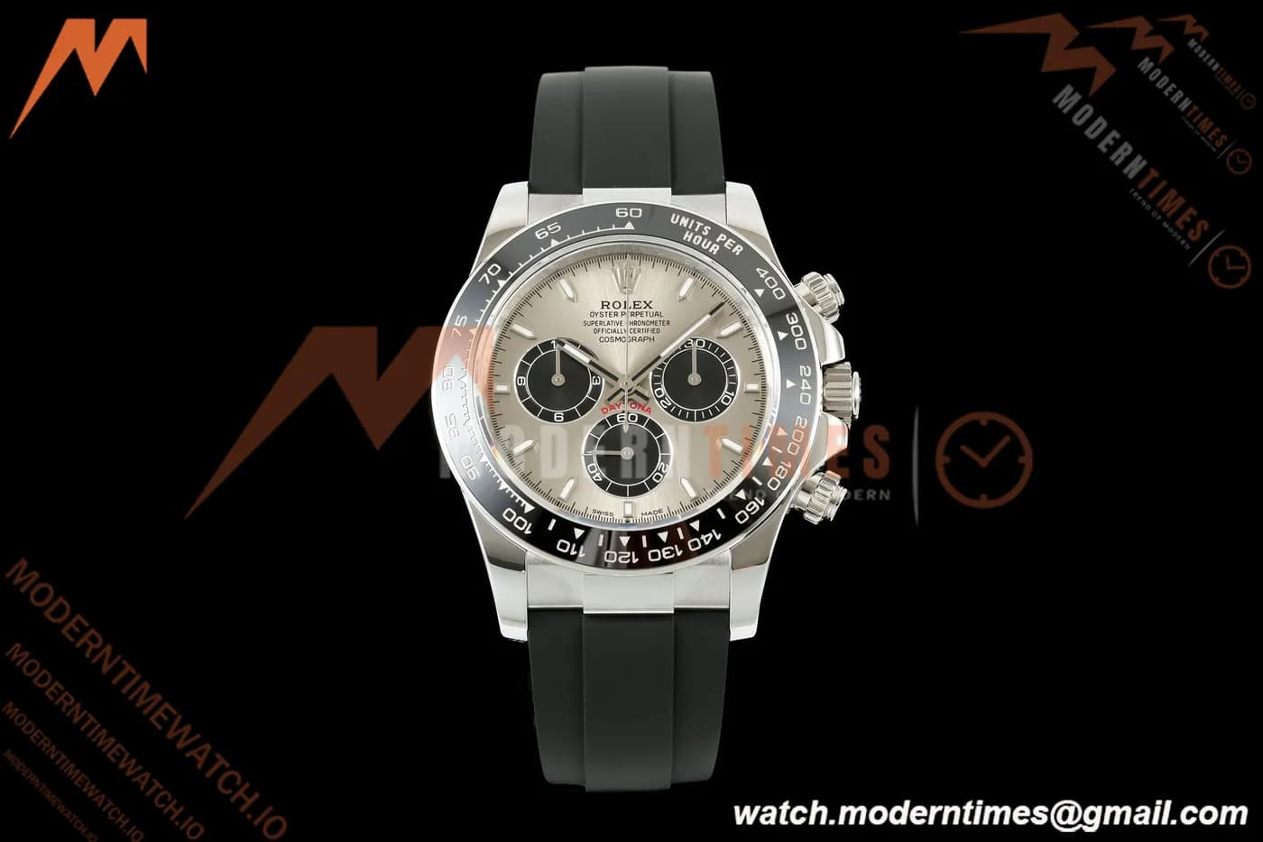 Rolex - Daytona 126519LN 40mm Gain Weight SS/RU Silver/Blk/Stk ZF SH4131