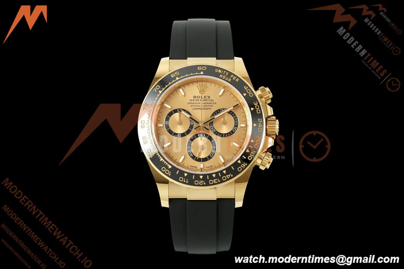 Rolex - Daytona 126518LN 40mm Gain Weight YG/RU Gold/Stk WF JH4131 Free Sprung