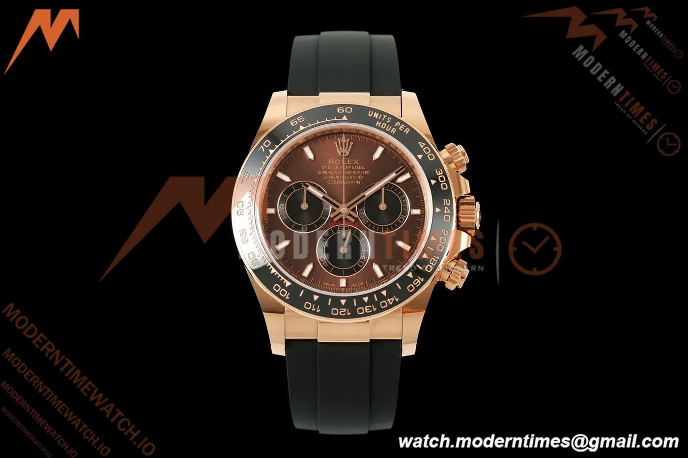 Rolex - Daytona 126515LN 40mm Gain Weight CER/RG/RU Chocolate/Blk/Stk WF JH4131 Free Sprung