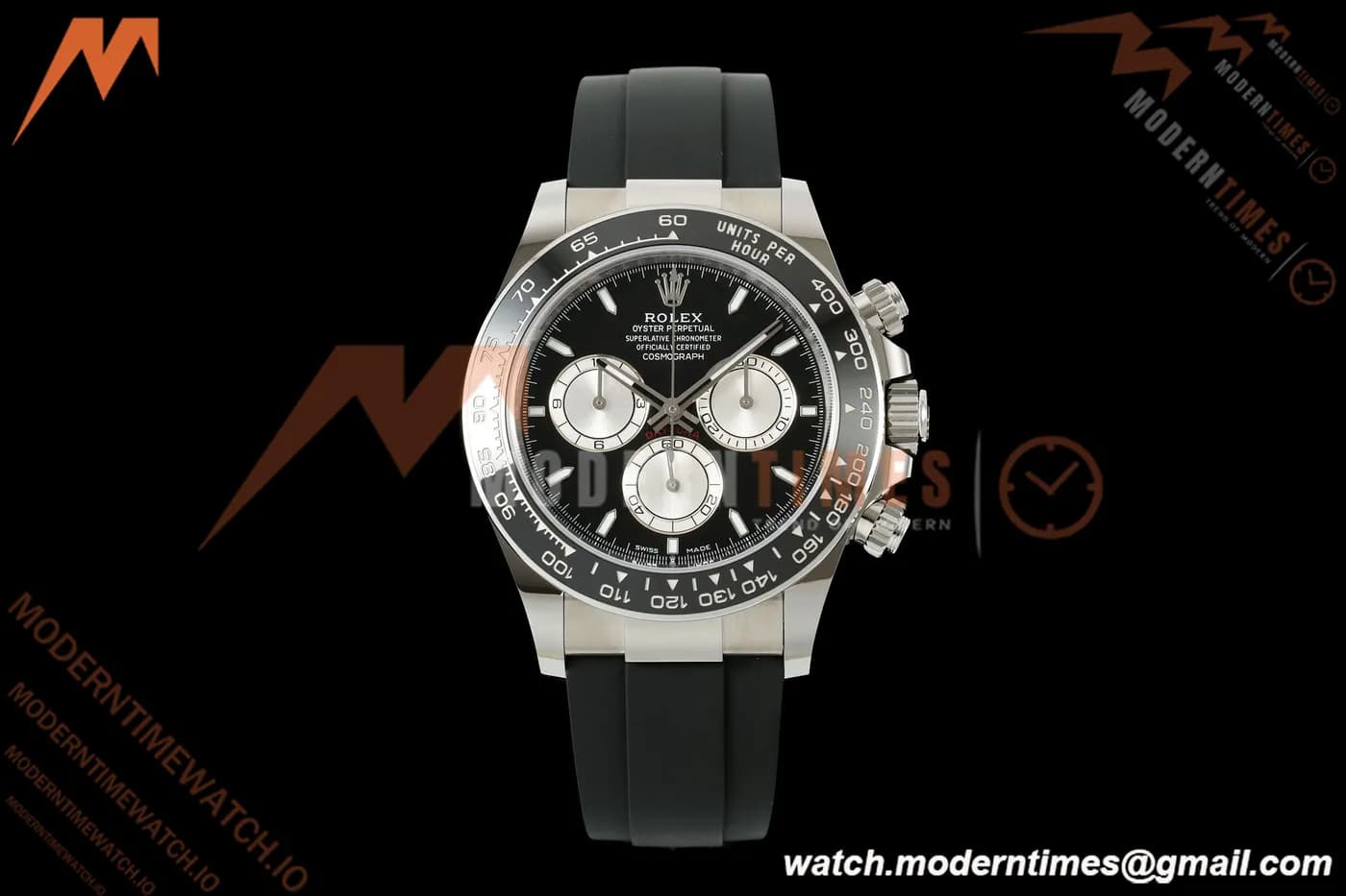 Rolex - Daytona 126519LN 40mm Gain Weight SS/RU Blk/Gry/Stk WF JH4131 Free Sprung