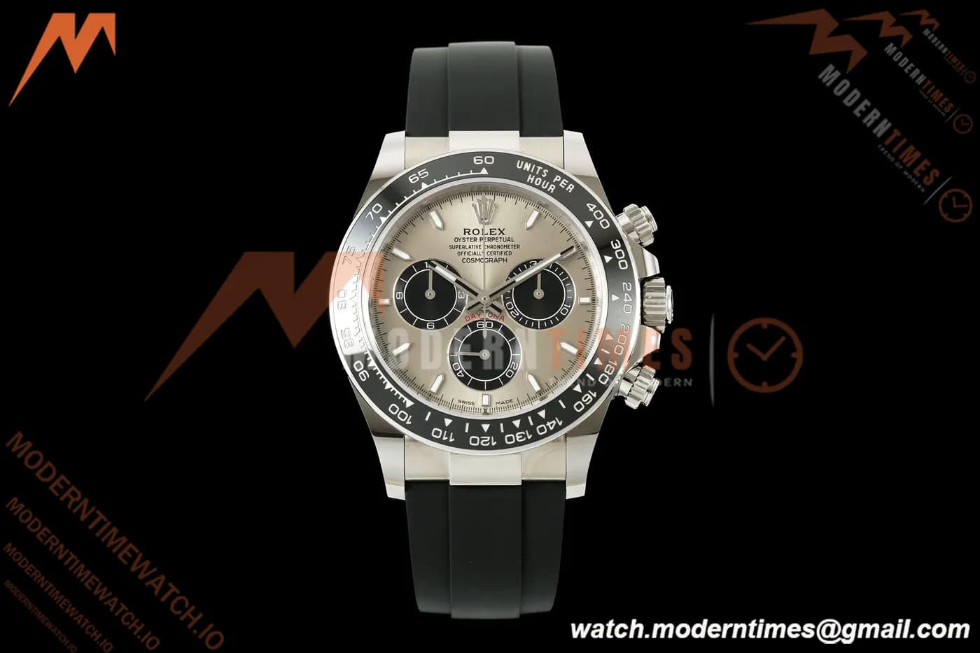 Rolex - Daytona 126519LN 40mm Gain Weight SS/RU Silver/Blk/Stk WF JH4131 Free Sprung