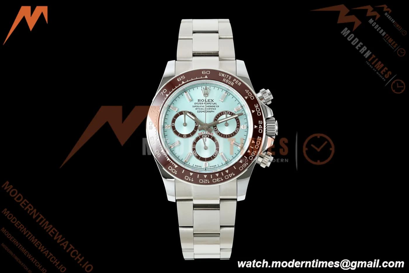 Rolex - Daytona 126506 40mm Gain Weight SS/SS Ice Blue/Dia QF V18 JH4131 Free Sprung