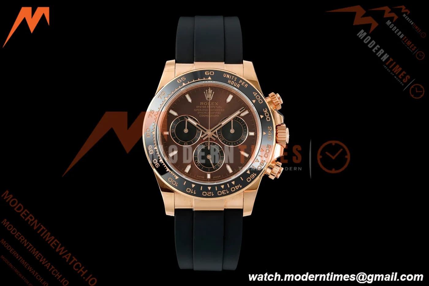 Rolex - Daytona 126515LN 40mm Gain Weight CER/RG/RU Chocolate/Blk/Stk ERF JH4131 Free Sprung