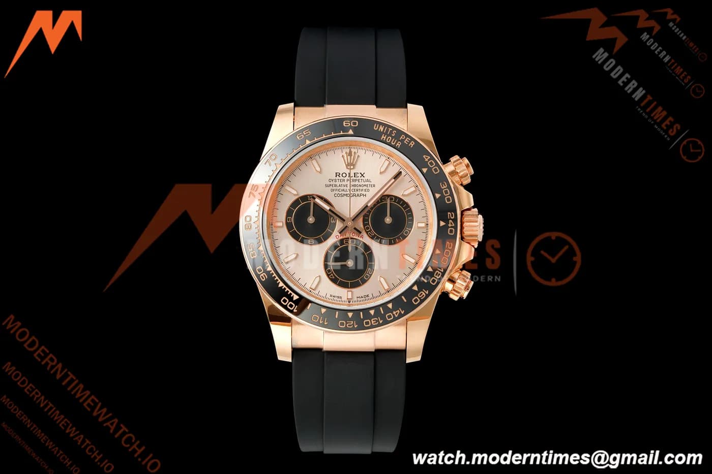 Rolex - Daytona 126515LN 40mm Gain Weight CER/RG/RU Champ/Blk/Stk ERF JH4131 Free Sprung
