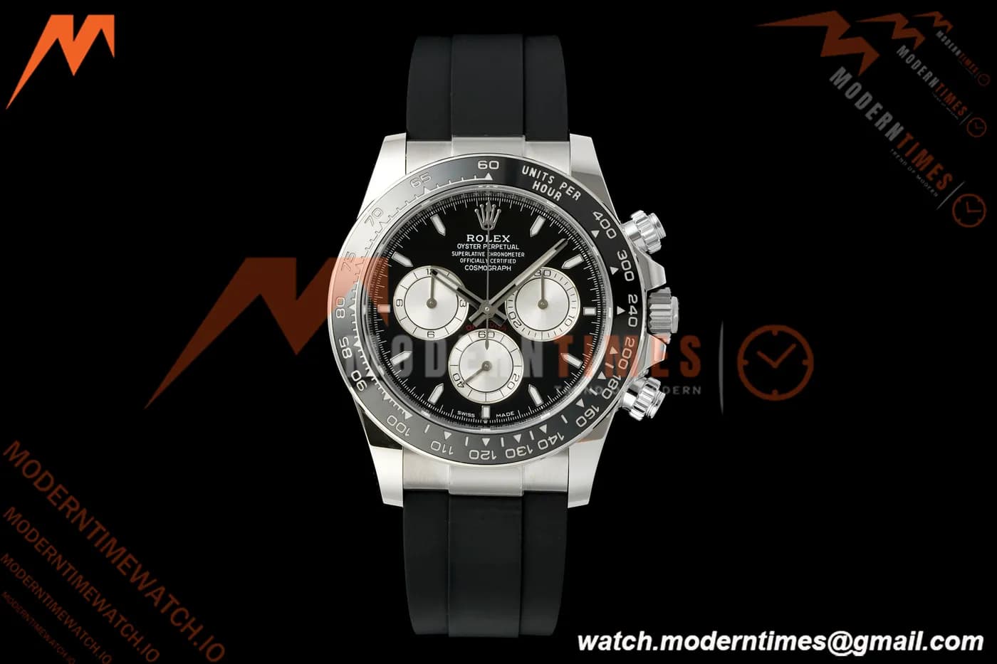 Rolex - Daytona 126519LN 40mm Gain Weight SS/RU Blk/Gry/Stk ERF JH4131 Free Sprung