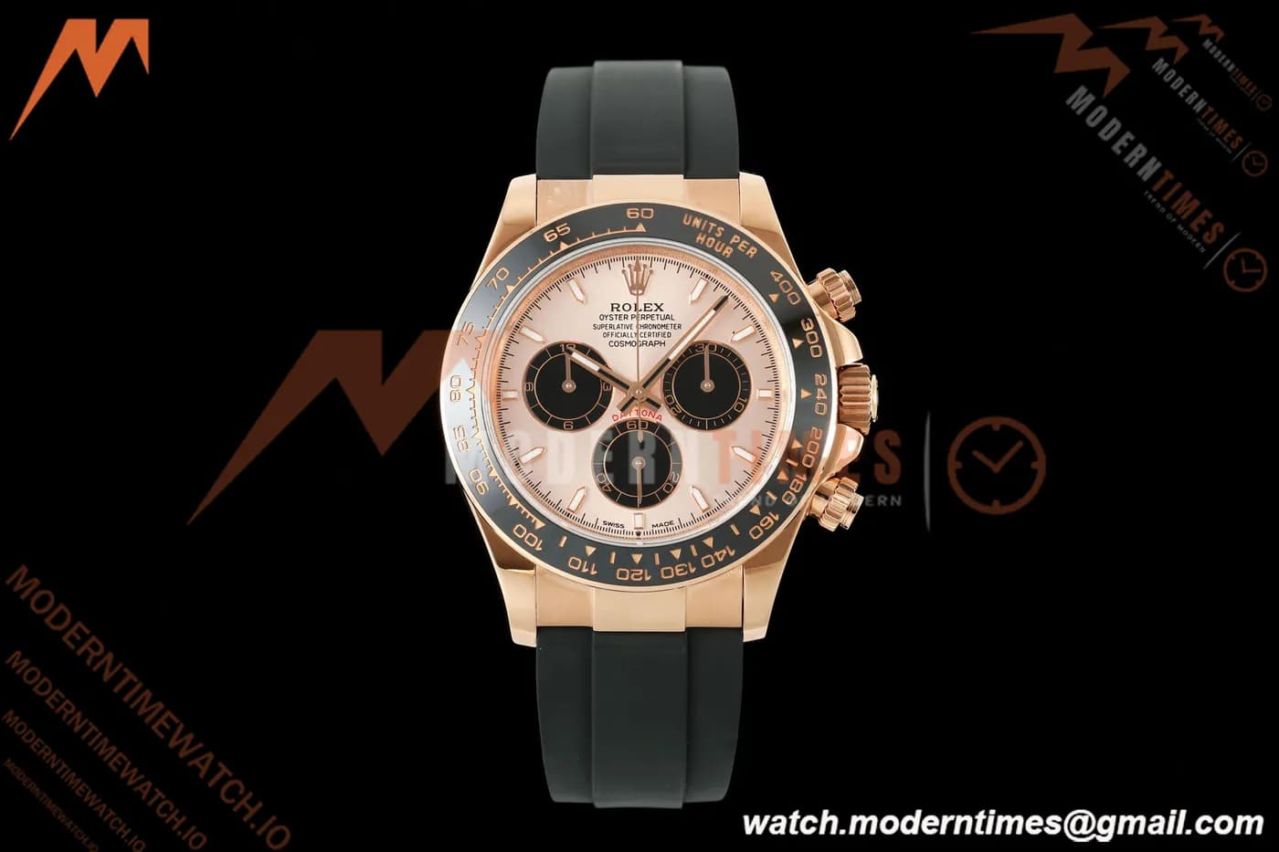 Rolex - Daytona 126515LN 40mm Gain Weight RG/RU RG/Blk/Stk QF V18 JH4131 Free Sprung