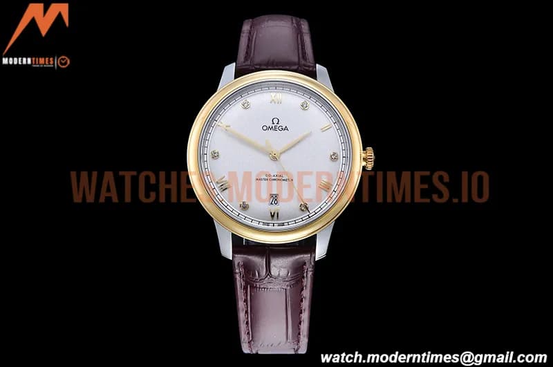 Omega - De Ville Prestige YG/SS/LE Wht-G/Dia MKF A8800