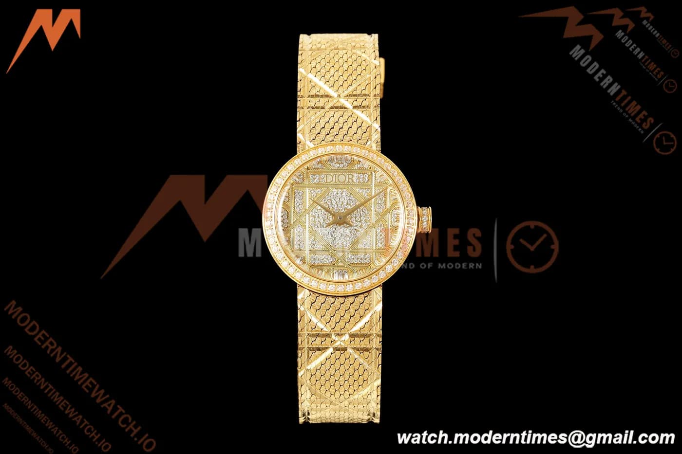 Dior - La D DE Dior 25mm Dia YG/YG Diamond Dial K11F Quartz