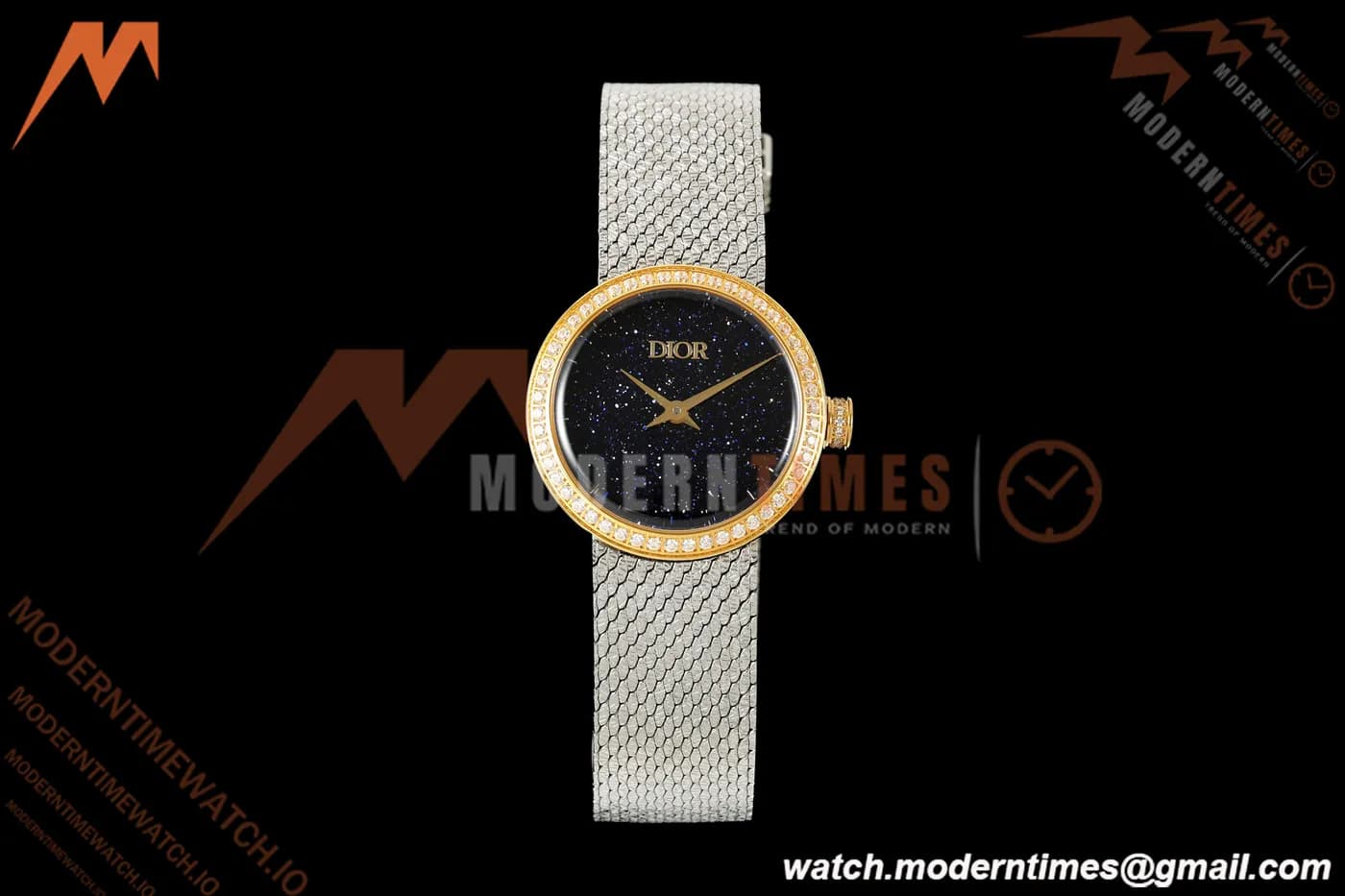 Dior - La D DE Dior Satine 25mm Dia SS/SS Aventurine Dial K11F Quartz