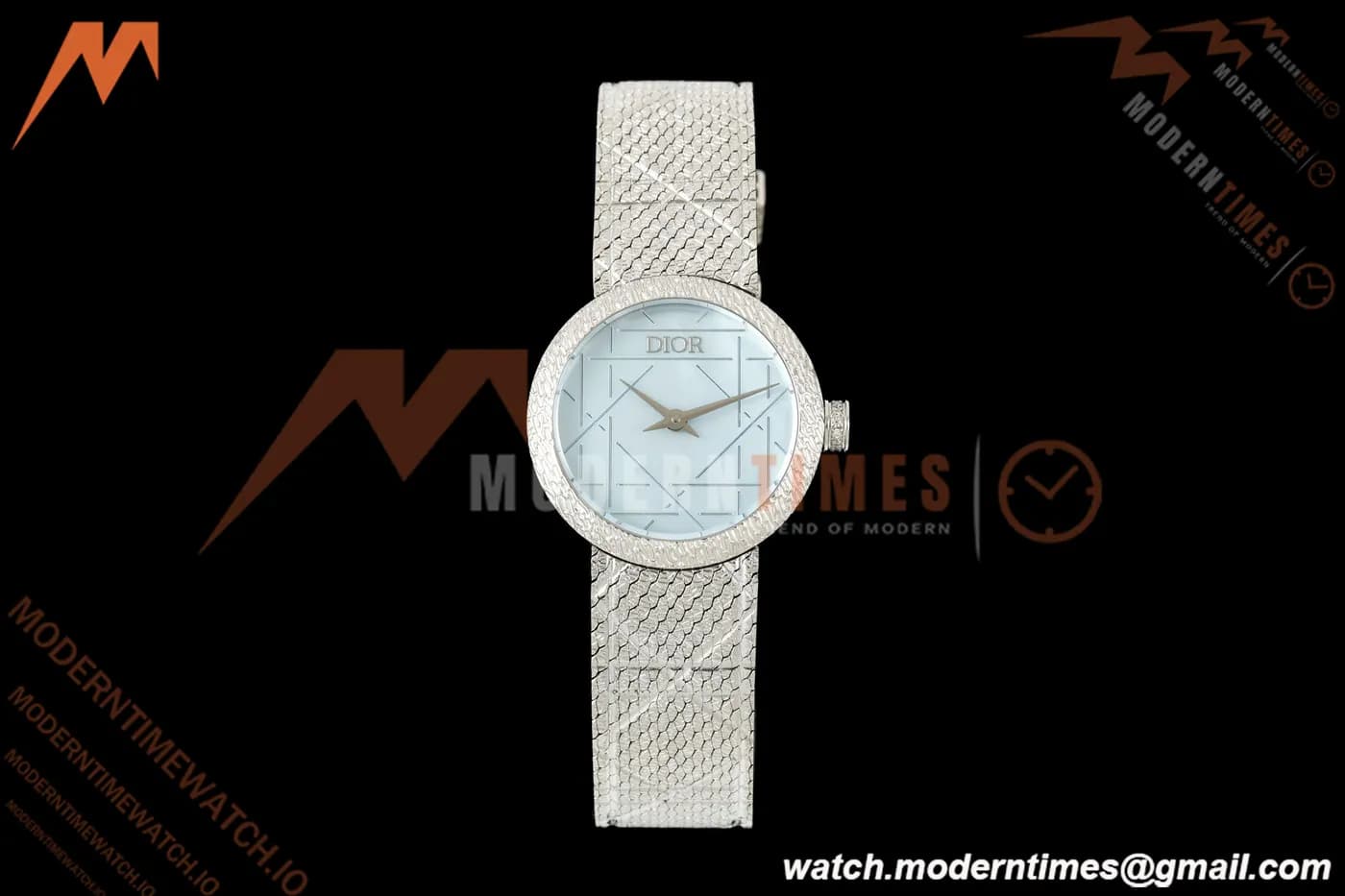 Dior - La D DE Dior 25mm SS/SS Blue Mother-of-Pearl Dial K11F Quartz