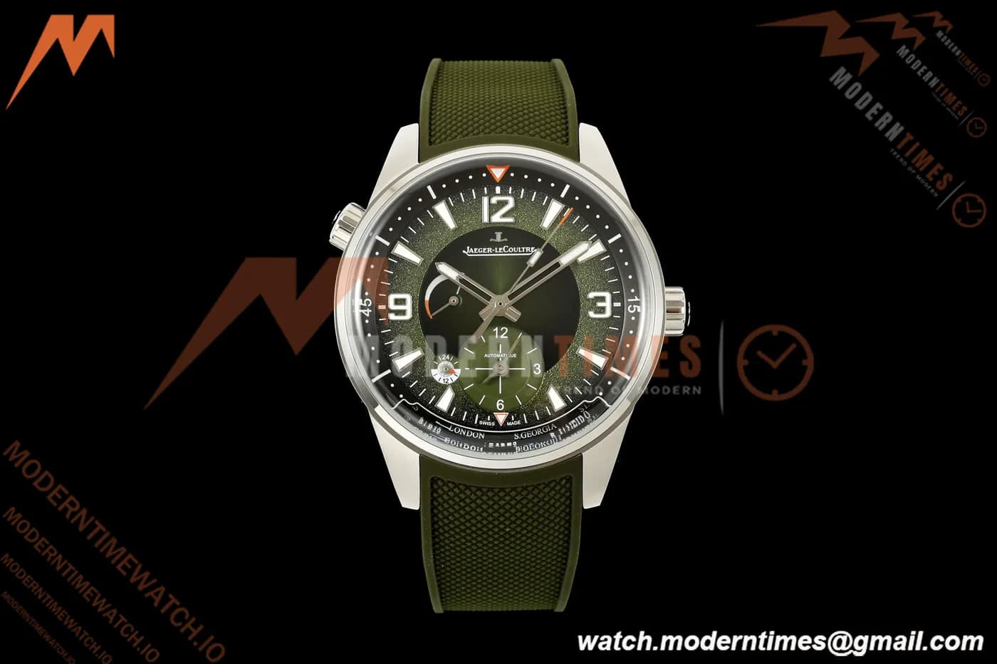 Jaeger LeCoultre - Polaris Geographic 42mm SS/Grn RU Green VRSF A939
