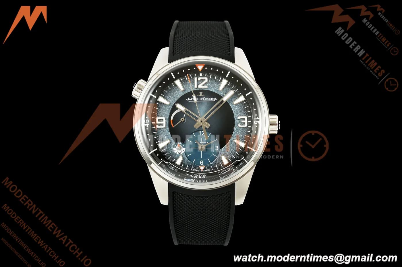 Jaeger LeCoultre - Polaris Geographic 42mm SS/Blk RU Gray VRSF A939