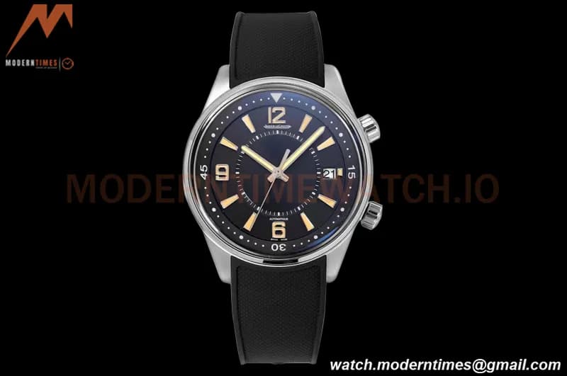Jaeger LeCoultre - Polaris Date Automatic 42mm SS/RU Black/Stk BLS A899A