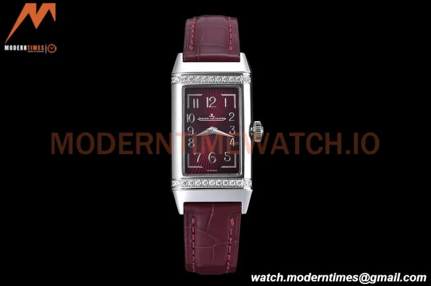 Jaeger LeCoultre - Reverso One Monoface Diamond SS/LE Burgundy RXW Qtz