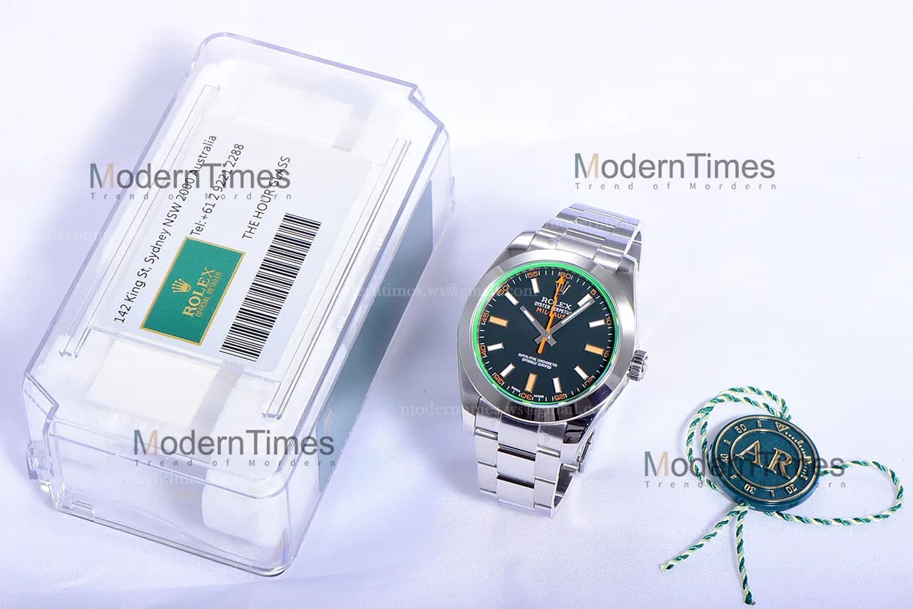 Rolex Milgauss SS/SS Grn Cal.3131 ARF Automatic m116400gv-0001