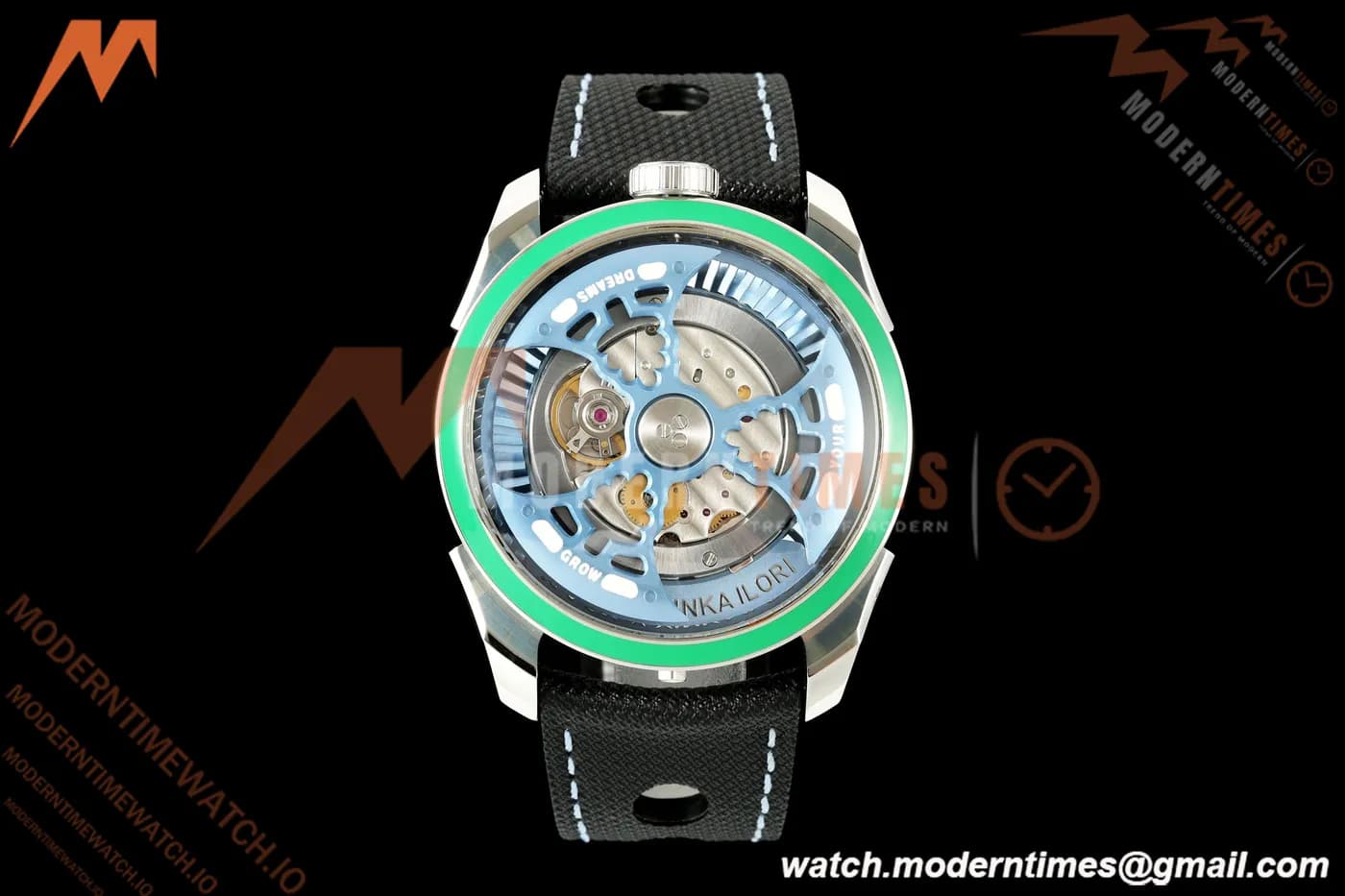 MB&F - M.A.D.1 ‘Grow Your Dreams’ 42mm SS/LE Grn/Blu K1F MY821A