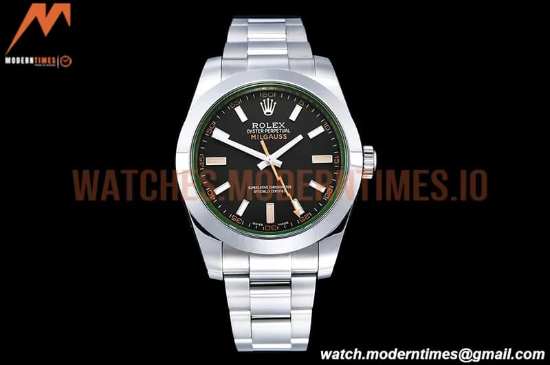 Rolex - Milgauss Z 116400GV 904L SS/SS Black GMF V2 VR3131