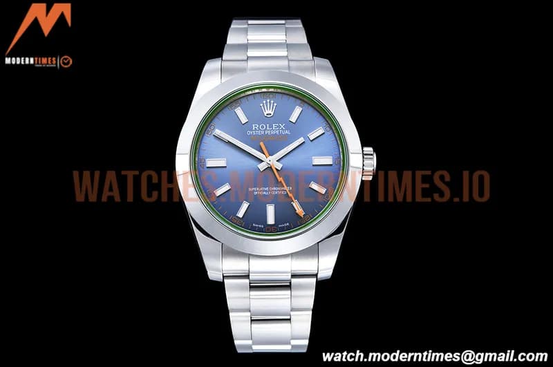 Rolex - Milgauss Z 116400GV 904L SS/SS Blue GMF V2 VR3131