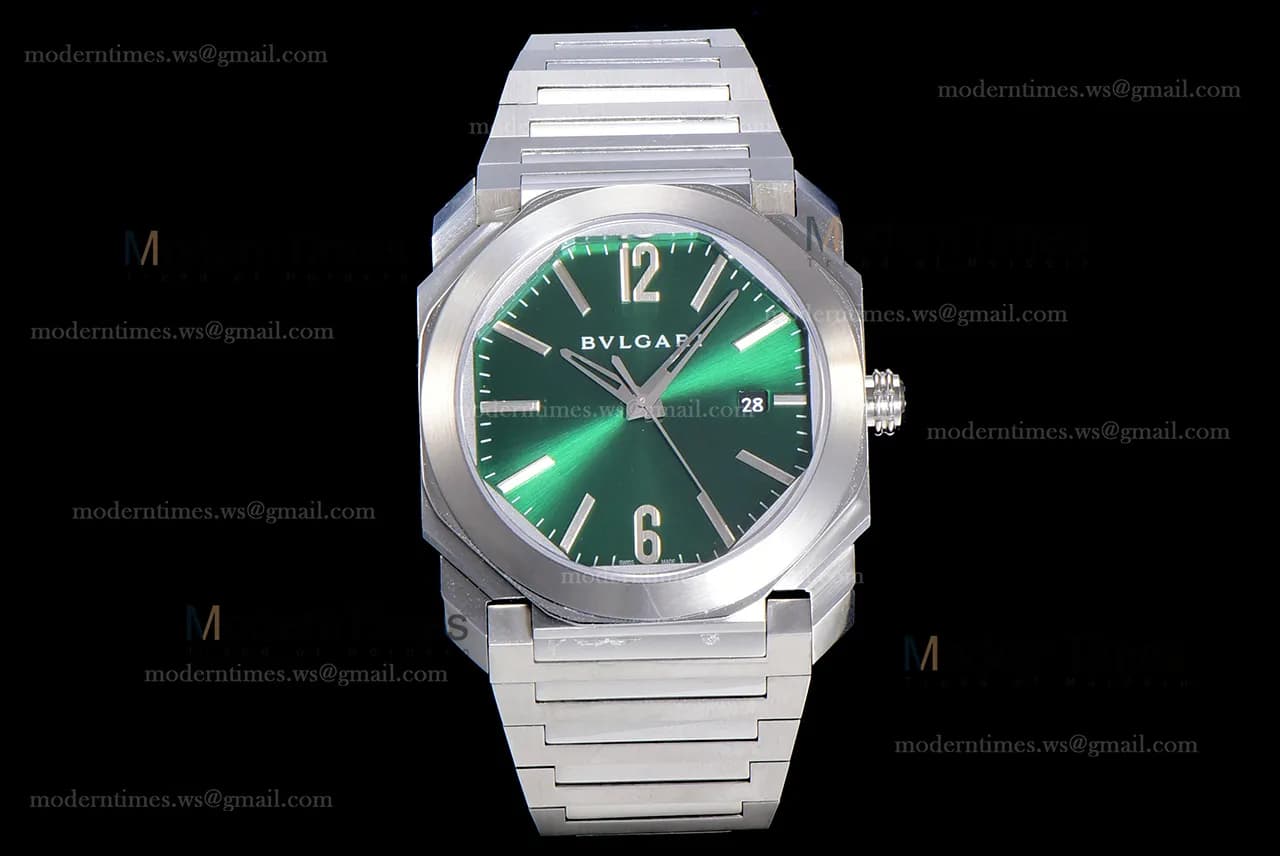 Bvlgari OCTO Series SS/SS Gre BVF Automatic 102031 102105 BGO38C3SSD