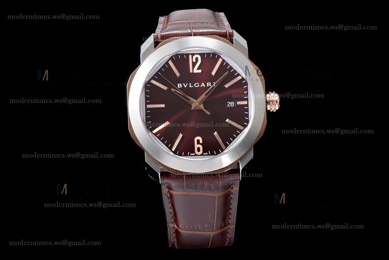 Bvlgari OCTO Series RG/LE Bro/Bro ZLO TT Aitomatic 102703 OC41C6SPGLD