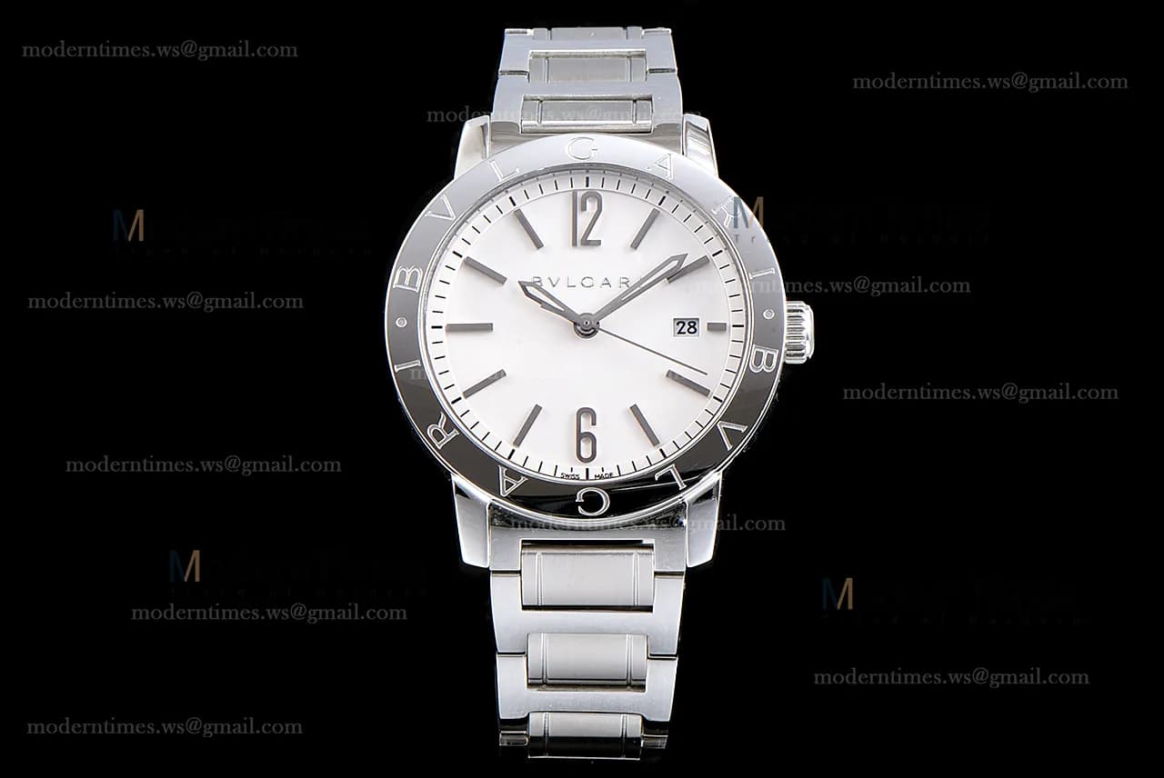 Bvlgari Bvlgari Series SS/SS Wht JUN Automatic 102110 BB39WSSD