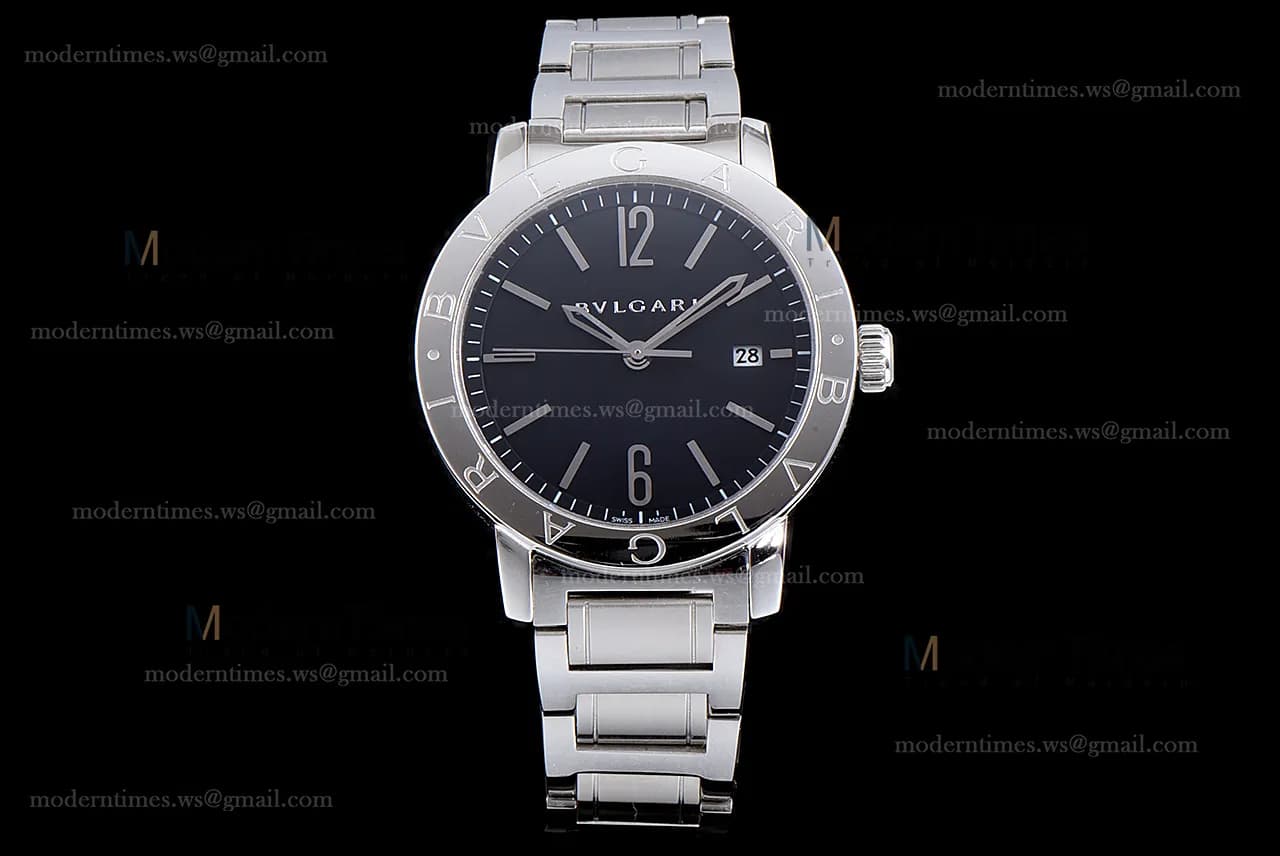 Bvlgari Bvlgari Series SS/SS Blk JUN Automatic 101868 BB41BSSD