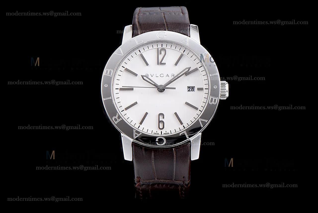 Bvlgari Bvlgari Series SS/LE Wht/Bro JUN Automatic 102056 BB41WSLD