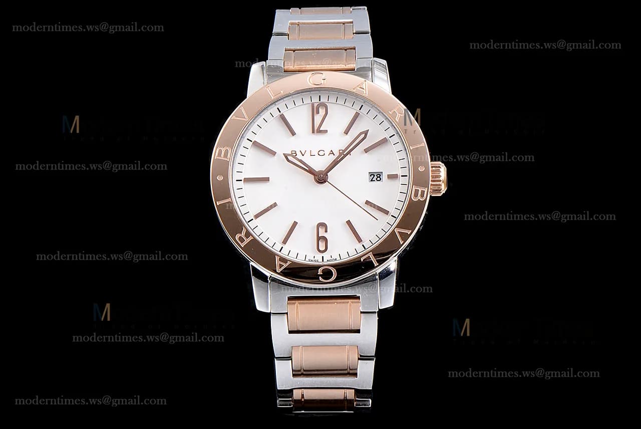 Bvlgari Bvlgari Series RG/RG Wht/TT JUN Automatic 102053 BB41WSPGD