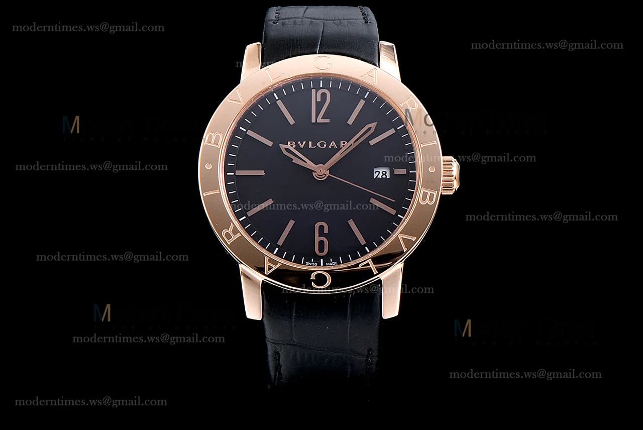 Bvlgari Bvlgari Series RG/LE Blk/Blk JUN Automatic 102261 BBP39BGLD