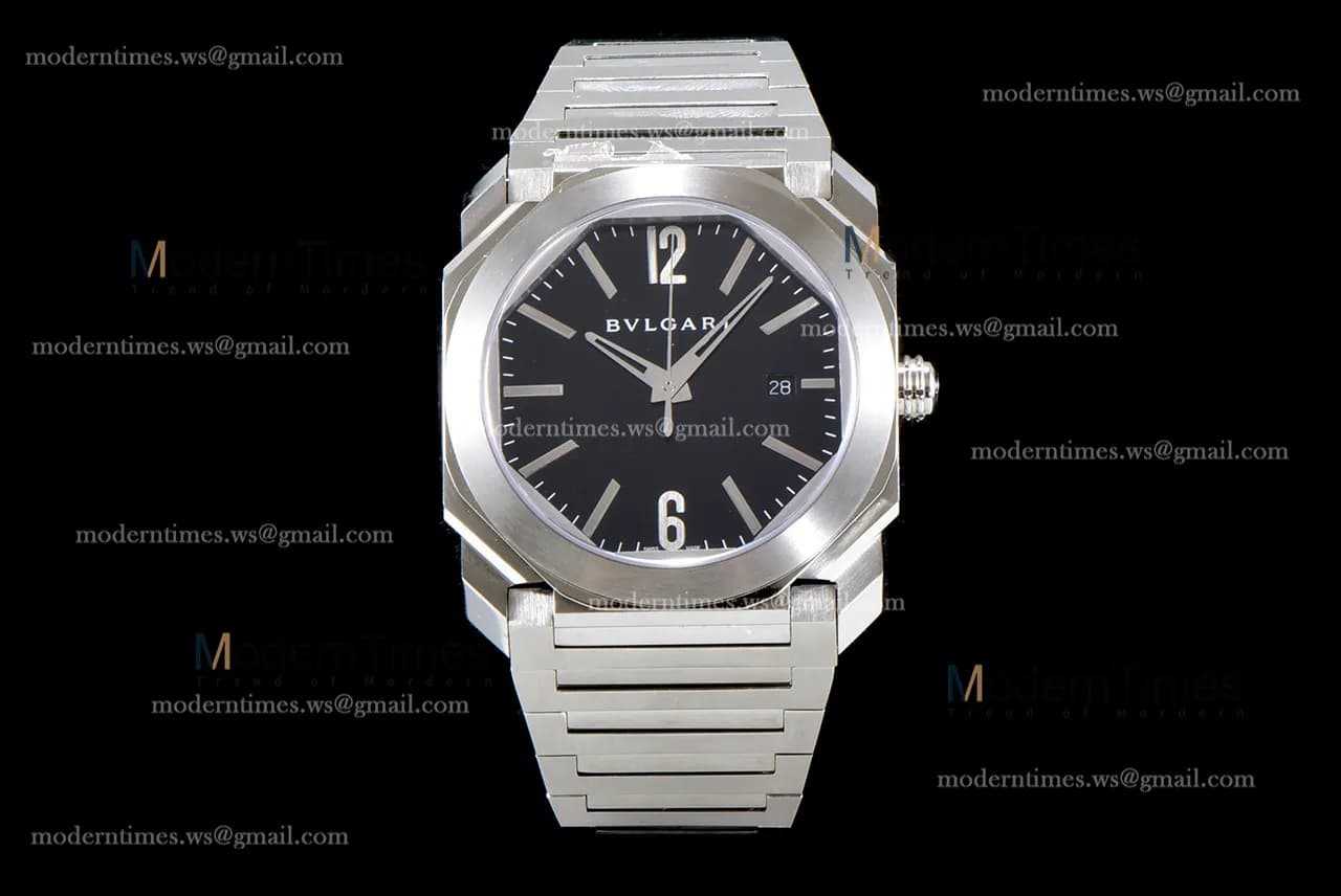 Bvlgari OCTO Series SS/SS Blk BVF Automatic 102031 BGO41BSSD