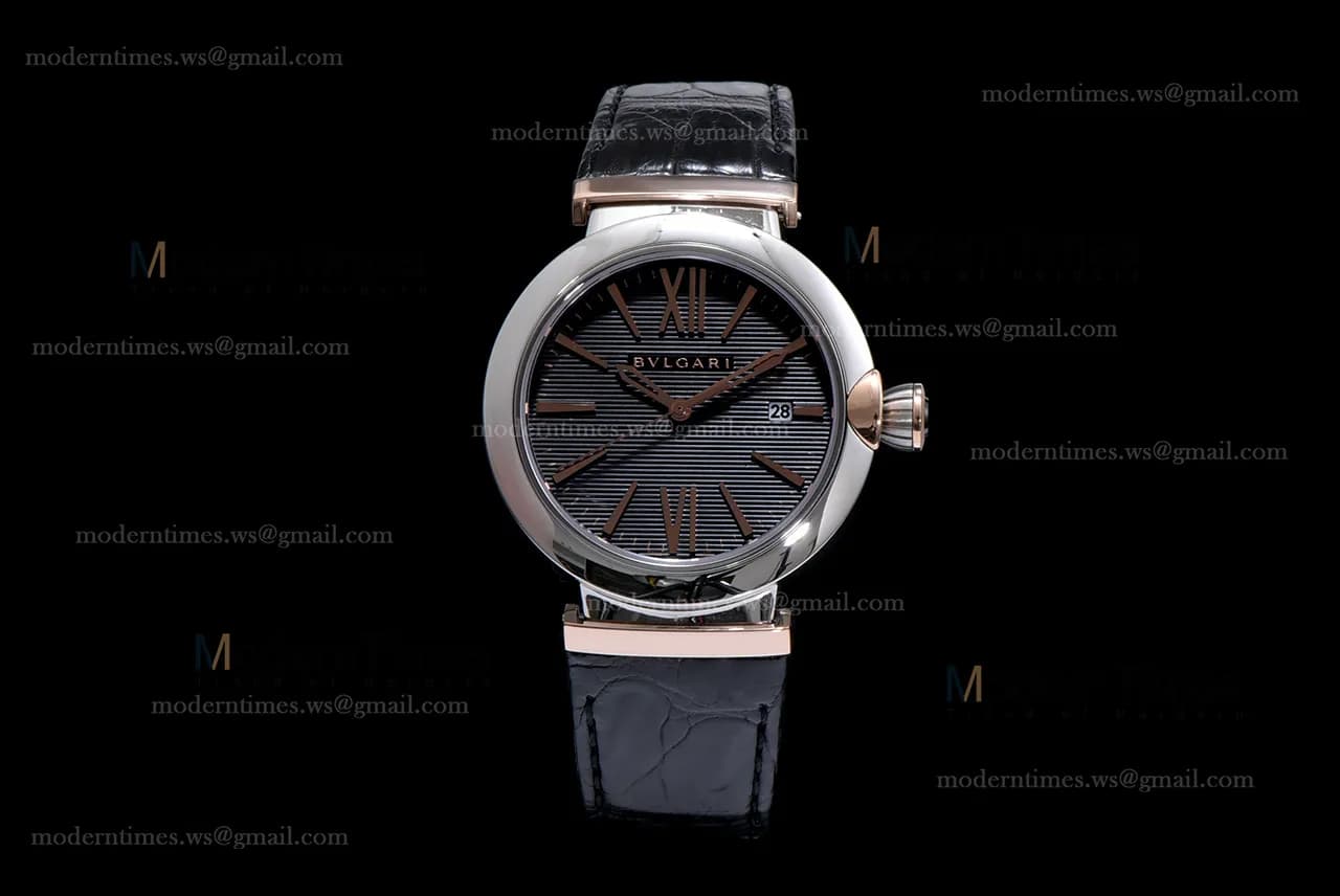 Bvlgari LVCEA Series RG/LE blk/Blk TT BVF Automatic