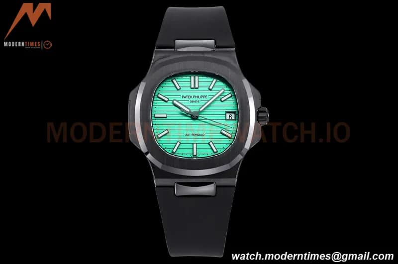 Patek Philippe - Nautilus AET 5711 40mm Black CER/RU Green/Stk AMGF MY9015