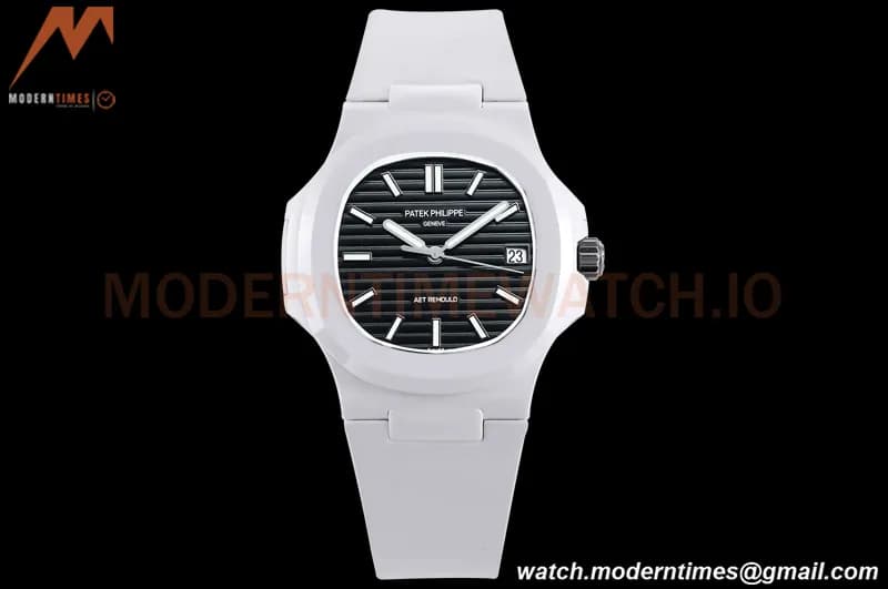 Patek Philippe - Nautilus AET 5711 40mm White CER/RU Blk/Stk AMGF MY9015