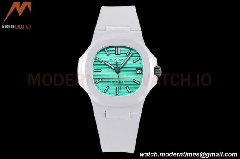 Patek Philippe - Nautilus AET 5711 40mm White CER/RU Grn/Stk AMGF MY9015