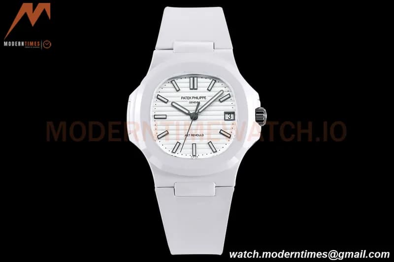 Patek Philippe - Nautilus AET 5711 40mm White CER/RU Wht/Stk AMGF MY9015