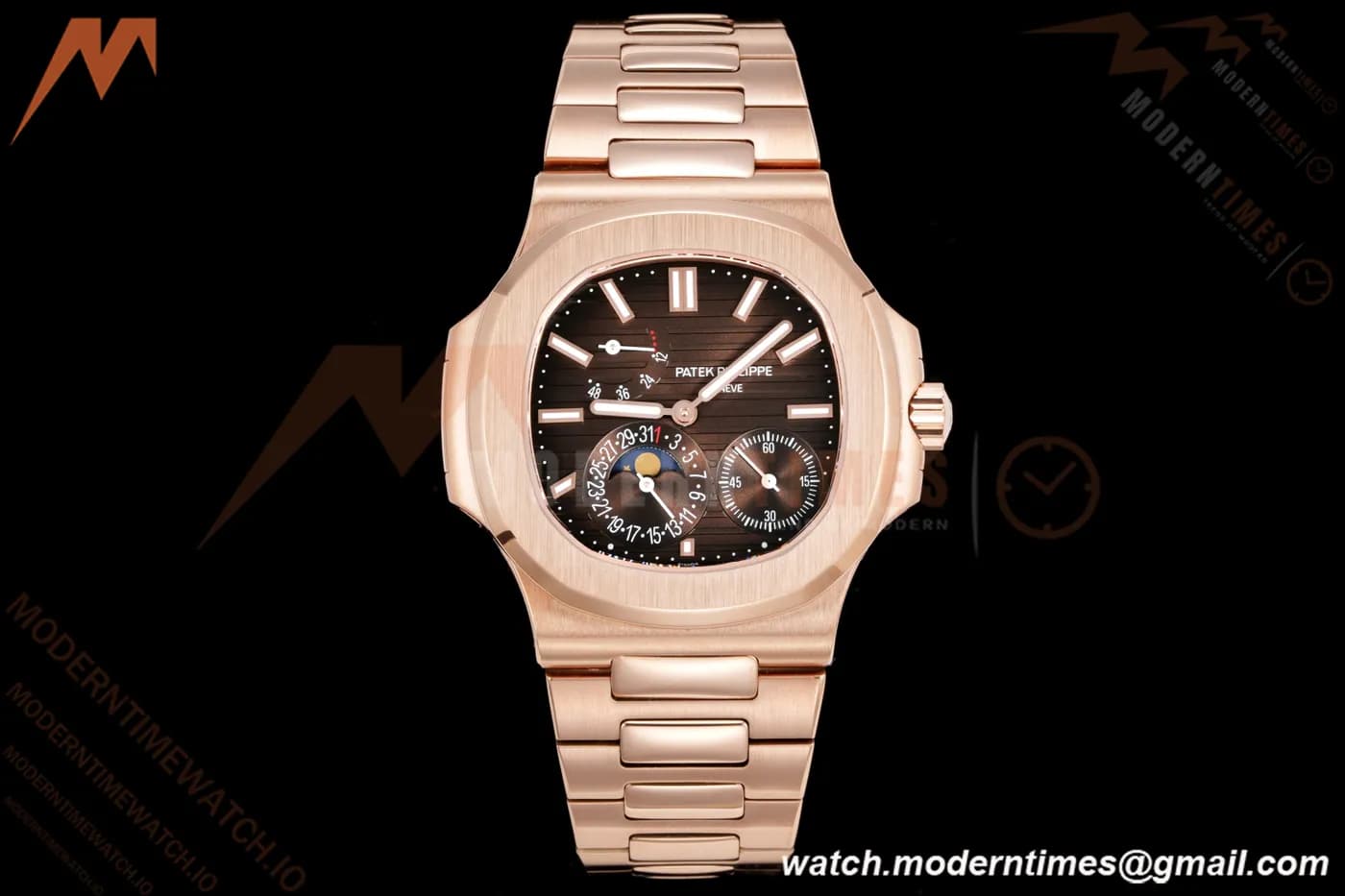 Patek Philippe - Nautilus 5712/1R 40mm RG/RG Brn/Stk 3KF A240