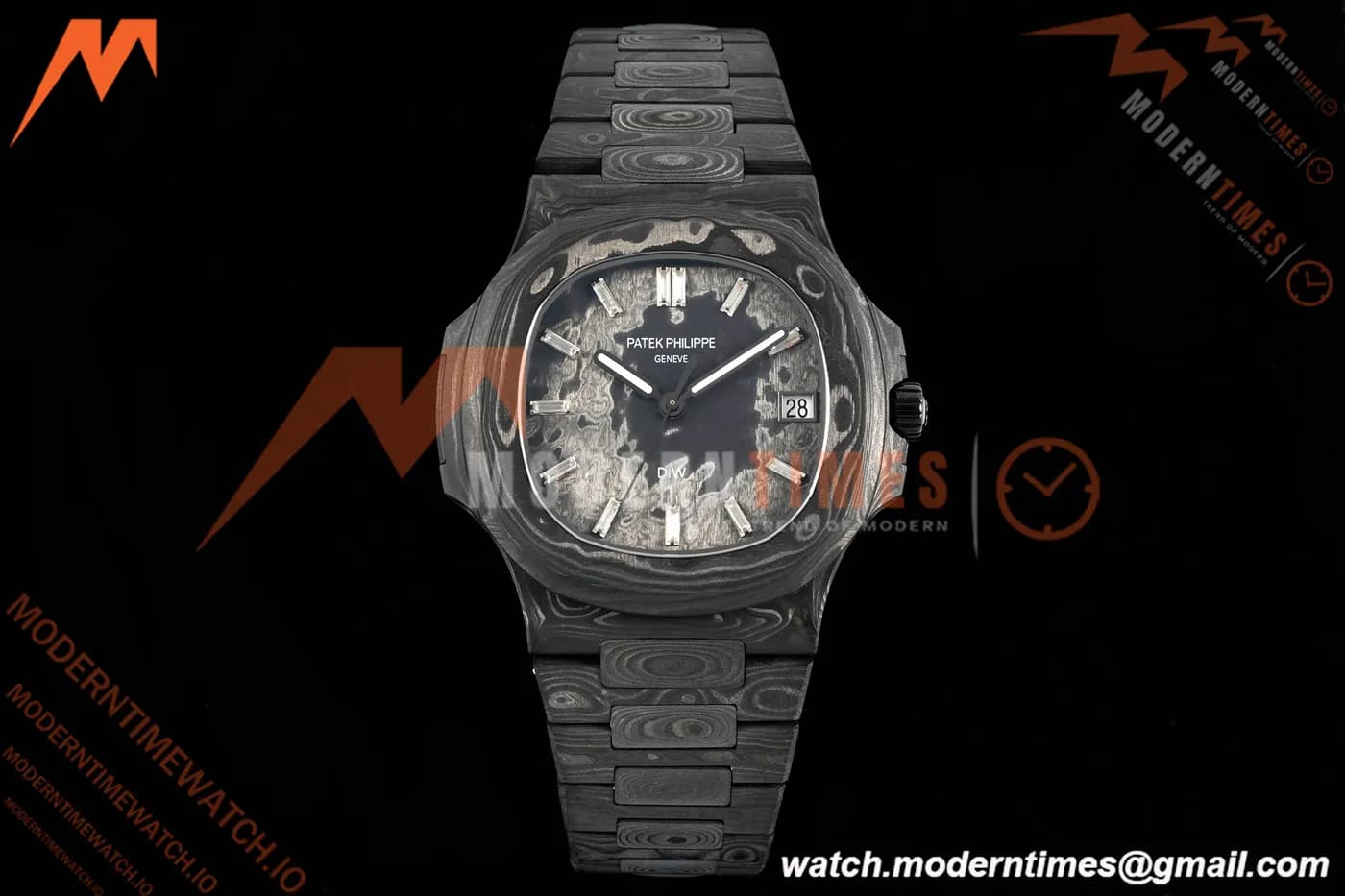 Patek Philippe - Nautilus DiW 5711 40mm Black CER/CER Forged Carbon Crystal Dial DIWF A324CS
