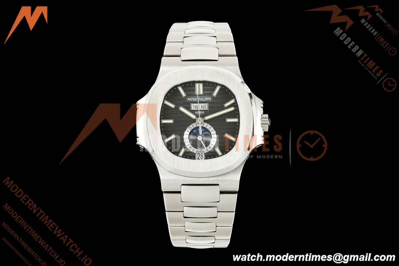 Patek Philippe - Nautilus 40.5mm Annual Calendar 5726/1A SS/SS Gray DF DD324