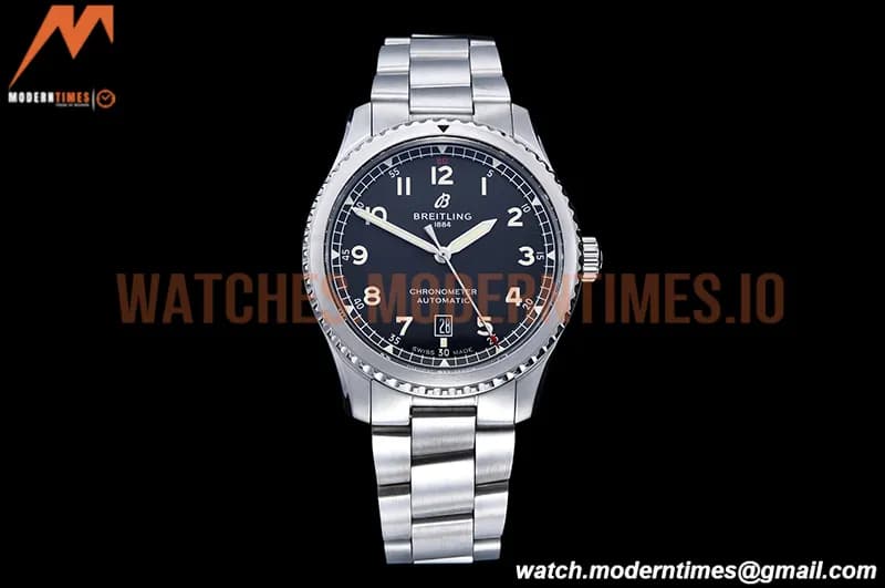 Breitling - Navitimer Aviator 8 SS/SS Black/Num TF A2824