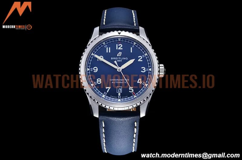 Breitling - Navitimer Aviator 8 SS/LE Blue/Num TF A2824