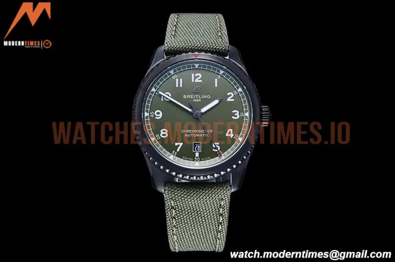 Breitling - Navitimer Aviator 8 DLC/NY Green/Num TF A2824