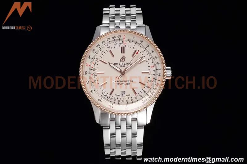 Breitling - Navitimer 1 Automatic 41mm SS/SS White TF A2824