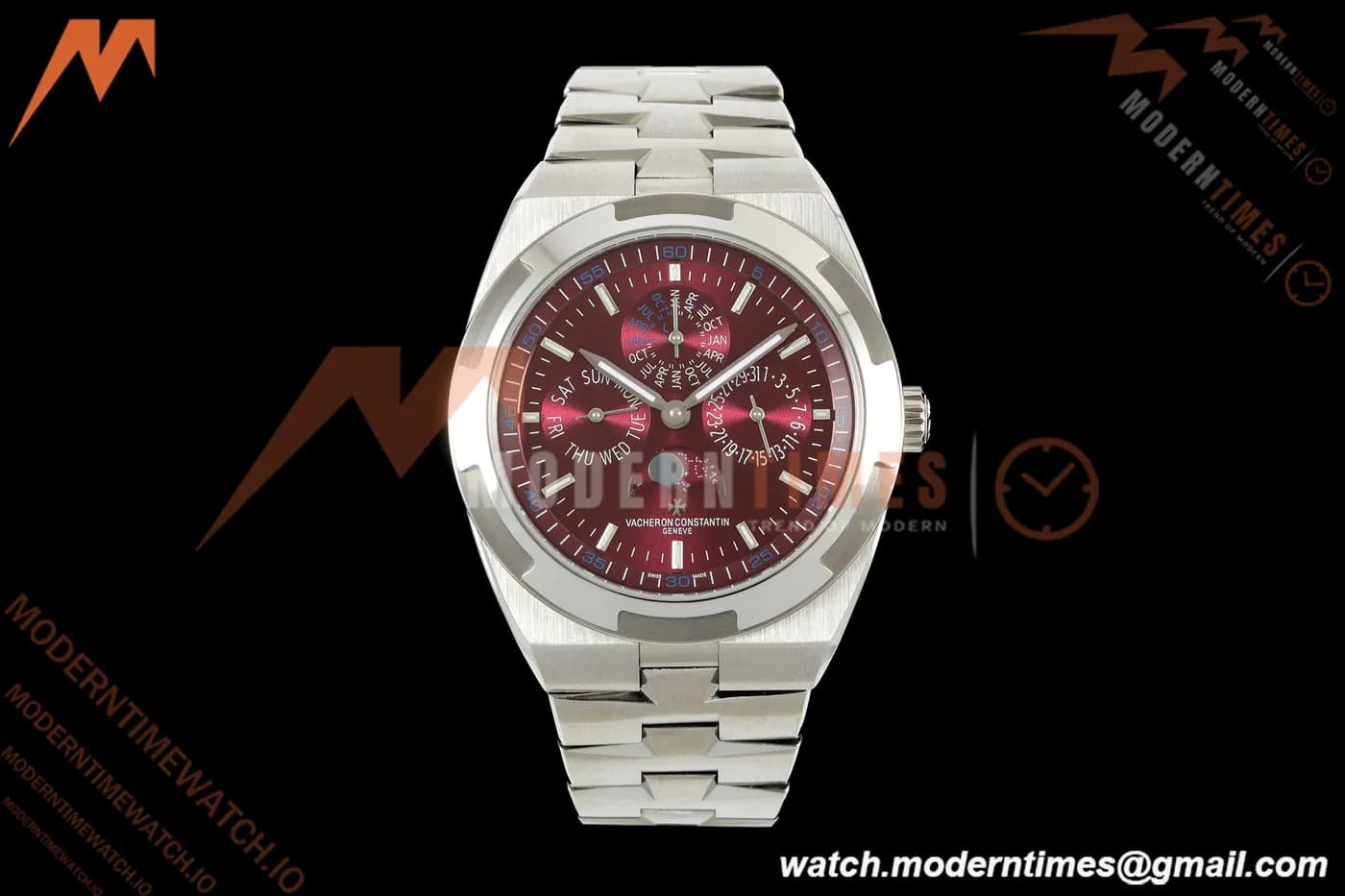 Vacheron Constantin - Overseas Perpetual Calendar 4300V SS/SS Burgundy 8F A1120