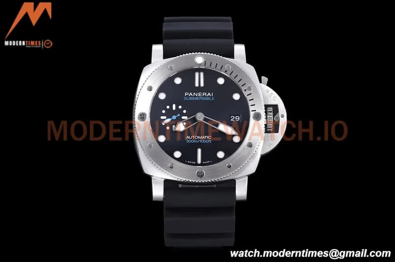 Panerai - PAM1229 Submersible Quaranta 44mm SS/RU Blk TTF P9010