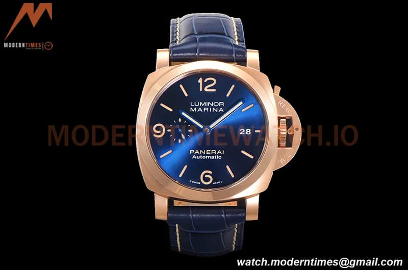 Panerai - PAM1114 Luminor Marina Automatic 44mm RG/LE Blue VSF P9010