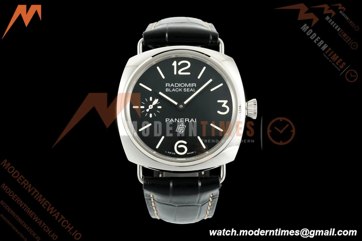 Panerai - Pam380 Radiomir Black Seal 45mm SS/LE Black HWF A6497
