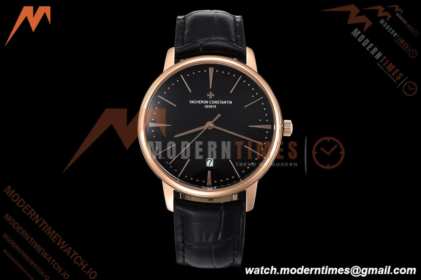 Vacheron Constantin - Patrimony 85180 RG/BLK/LE Black GDF MY8215