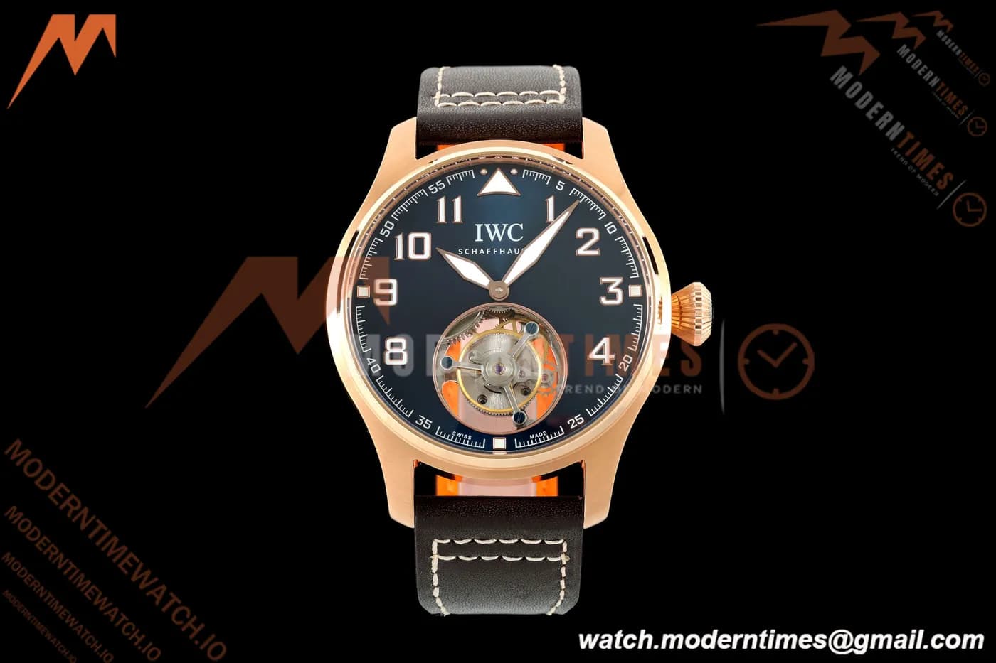 IWC - Big Pilots 43mm IW329502 Le Petit Prince RG/LE Blue Dial RMSF Tourbillon