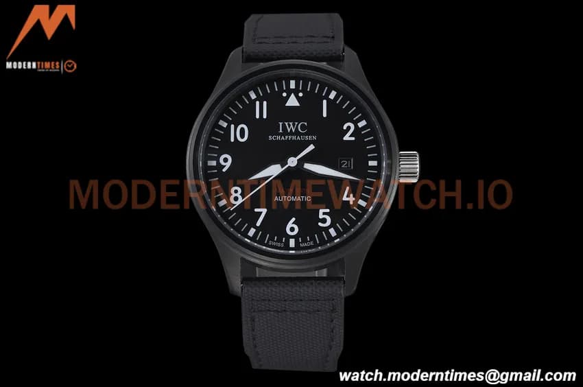 IWC - Mark XVIII 40mm Pilots Automatic DLC/NY Black GDF MY8215