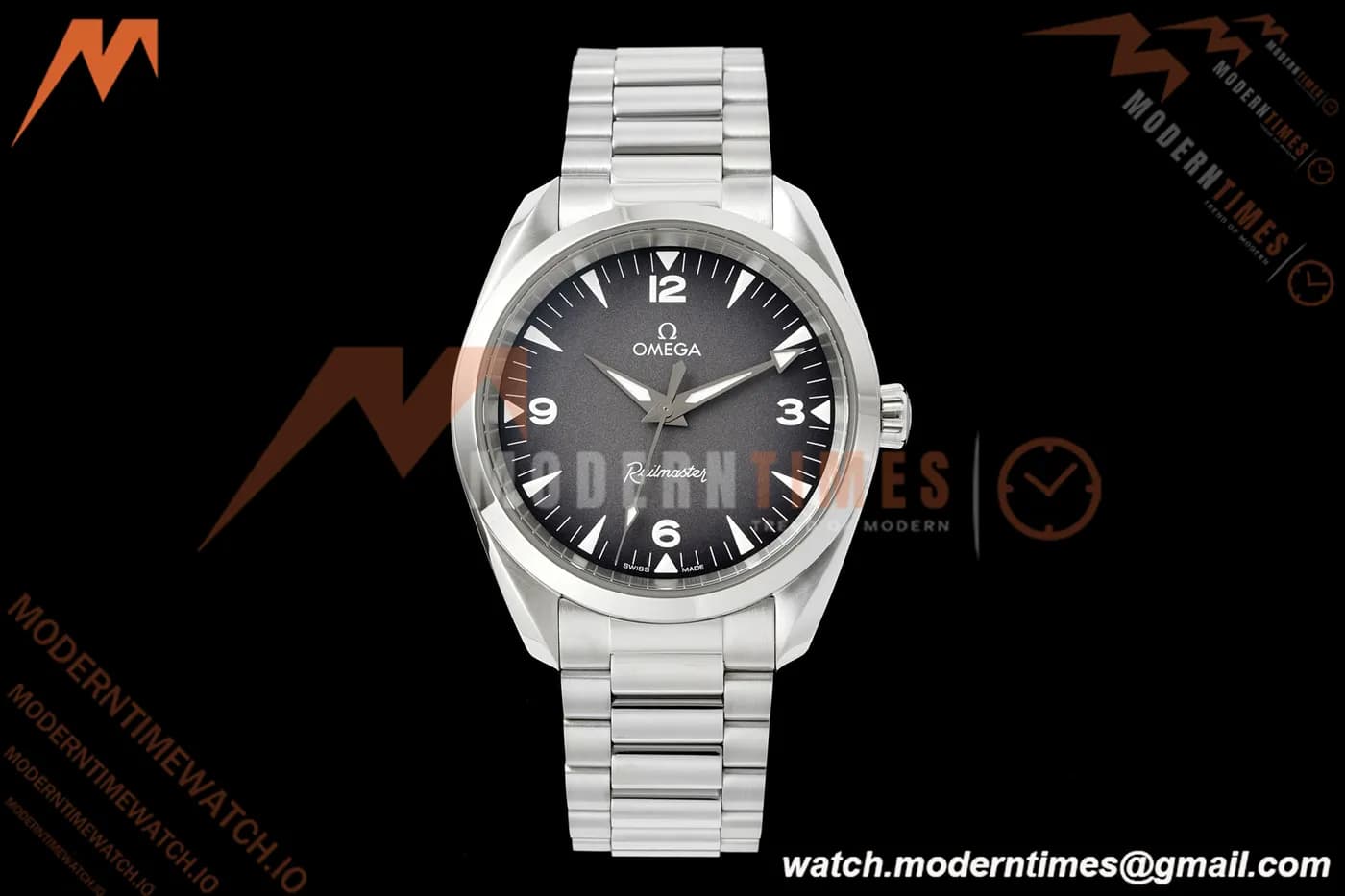Omega - Seamaster Railmaster Automatic 38mm SS/SS Grey VSF A8806